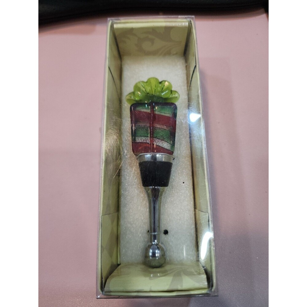 Mango Moon Collection Door Knob Glass Wine Bottle Stopper.